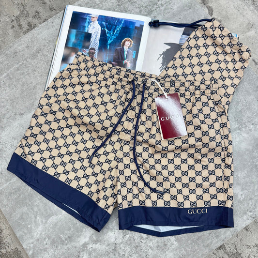 GCI - BAGGED SWIMS - BEIGE/BLUE