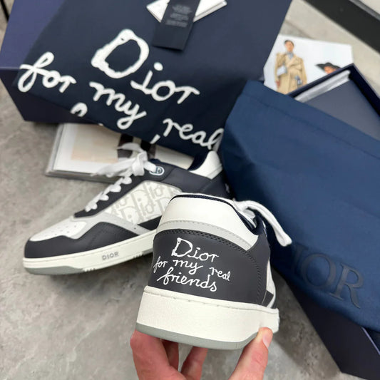 B27 - TRAINERS - NAVY/WHITE
