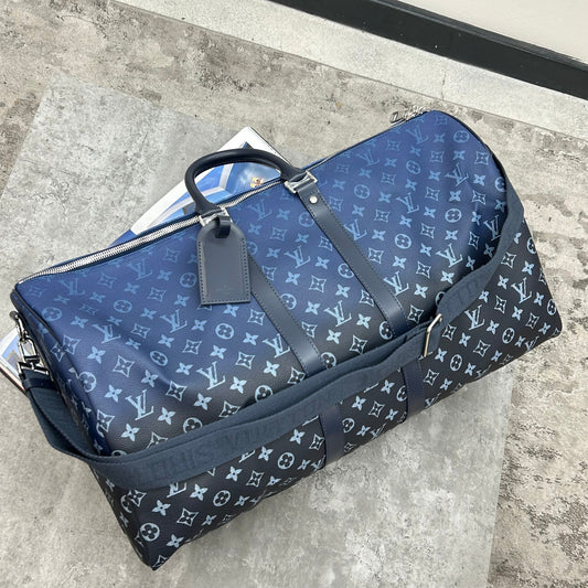 (PRE ORDER) LVE - DUFFEL BAG - BLACK/BLUE
