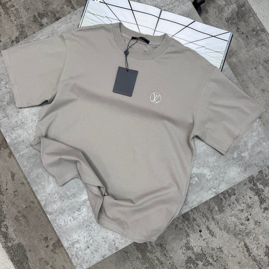 LVE - CIRCLE LOGO T-SHIRT - STONE