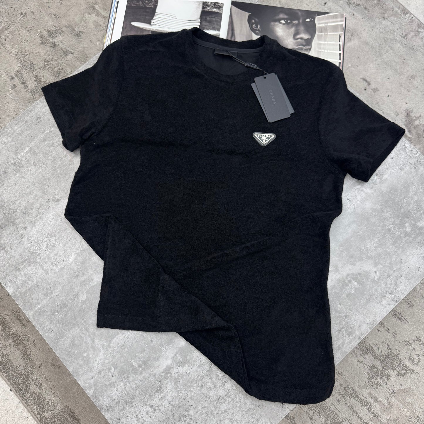 PDA - TOWEL T-SHIRT - BLACK