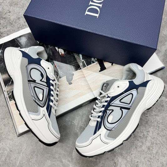 B30 - TRAINERS - WHITE/GREY