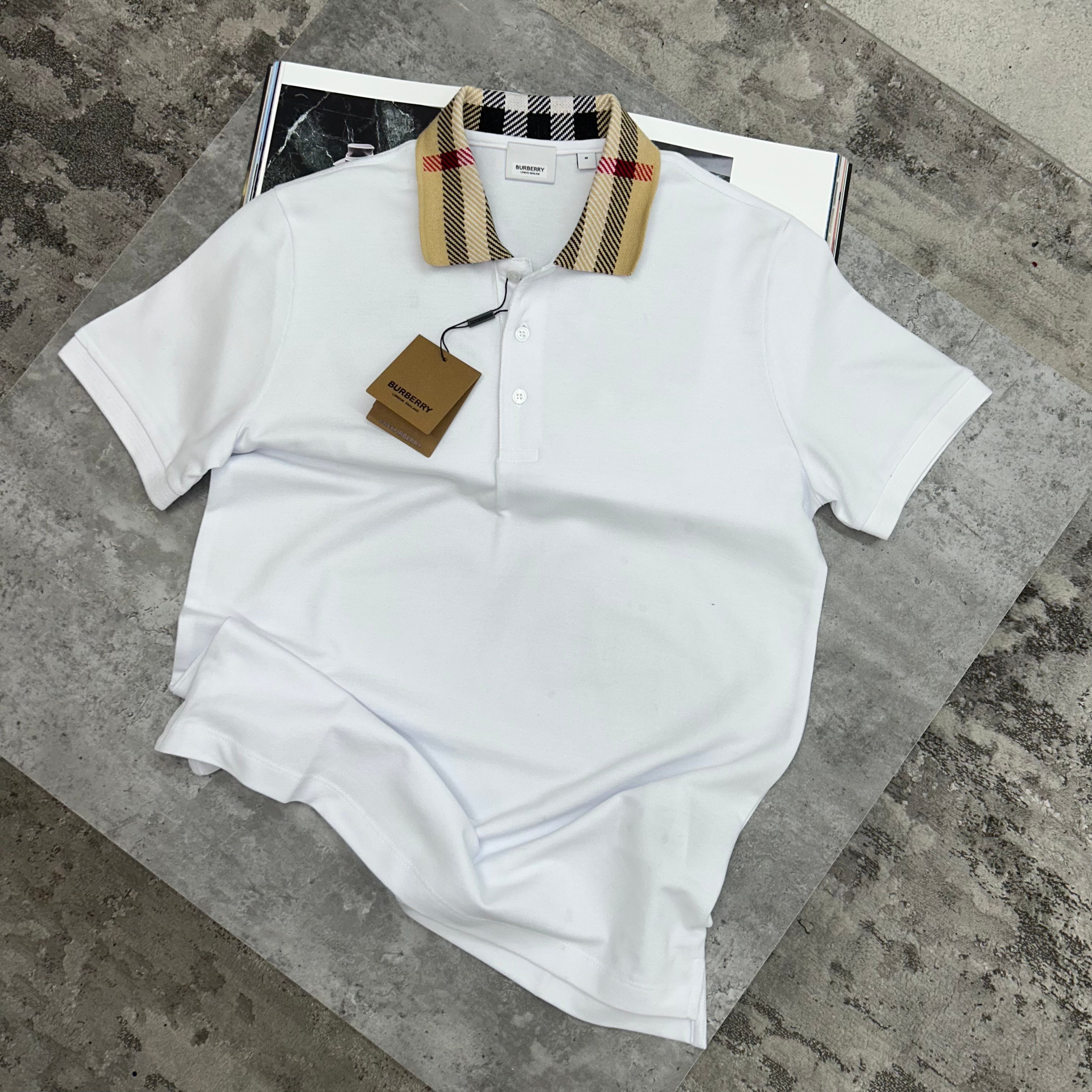 BURB- POLO - WHITE