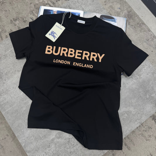 BURB - T-SHIRT - BLACK/BROWN