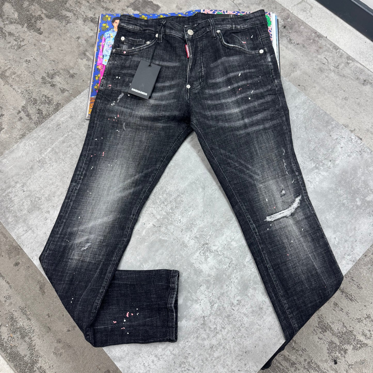 D2 - JEANS - BLACK