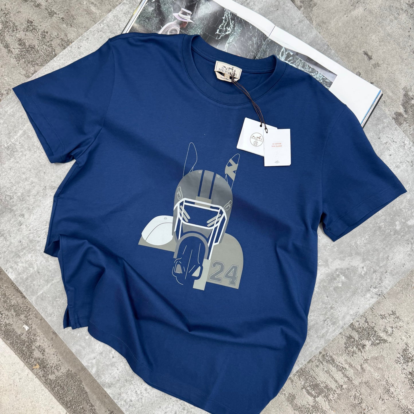 HMES - T-SHIRT - NAVY