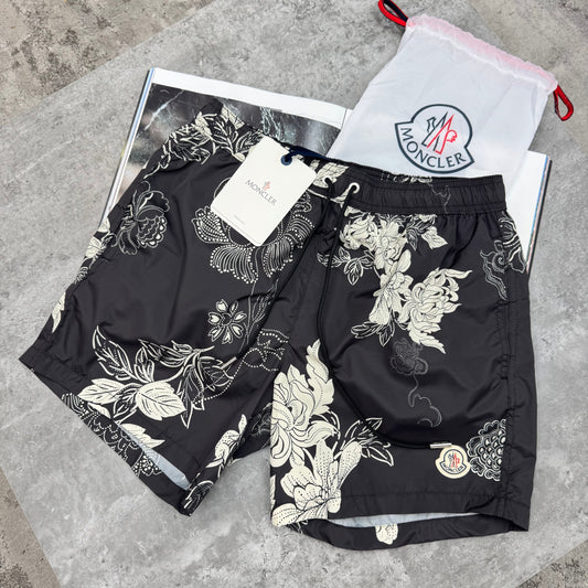 MNCLR - FLOWER SWIMS - BLACK