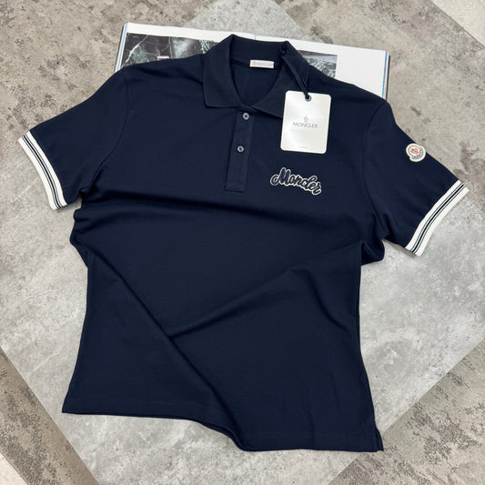 MNCLR - CURSIVE POLO - NAVY