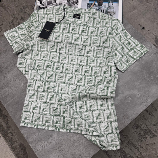 FDI - T-SHIRT - GREEN/WHITE