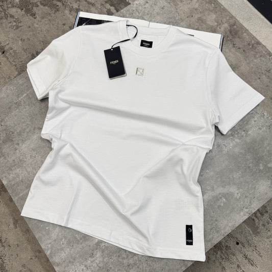 FDI - SMALL METAL LOGO T-SHIRT - WHITE