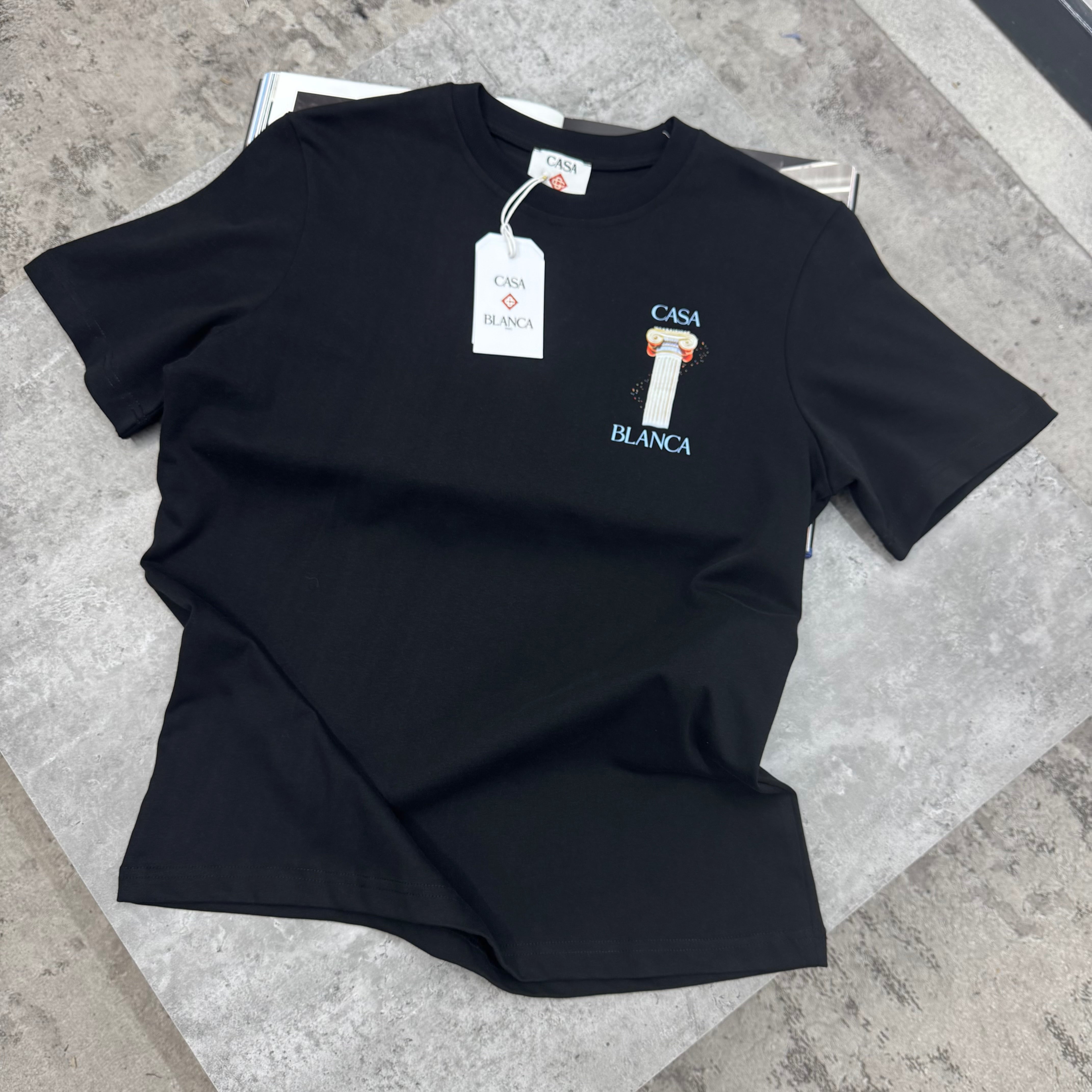 CASA - PILLAR T-SHIRT - BLACK