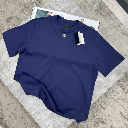 PDA - SMALL CENTRE LOGO T-SHIRT - NAVY