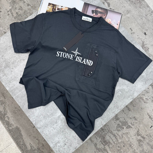 SI - POCKET T-SHIRT - BLACK