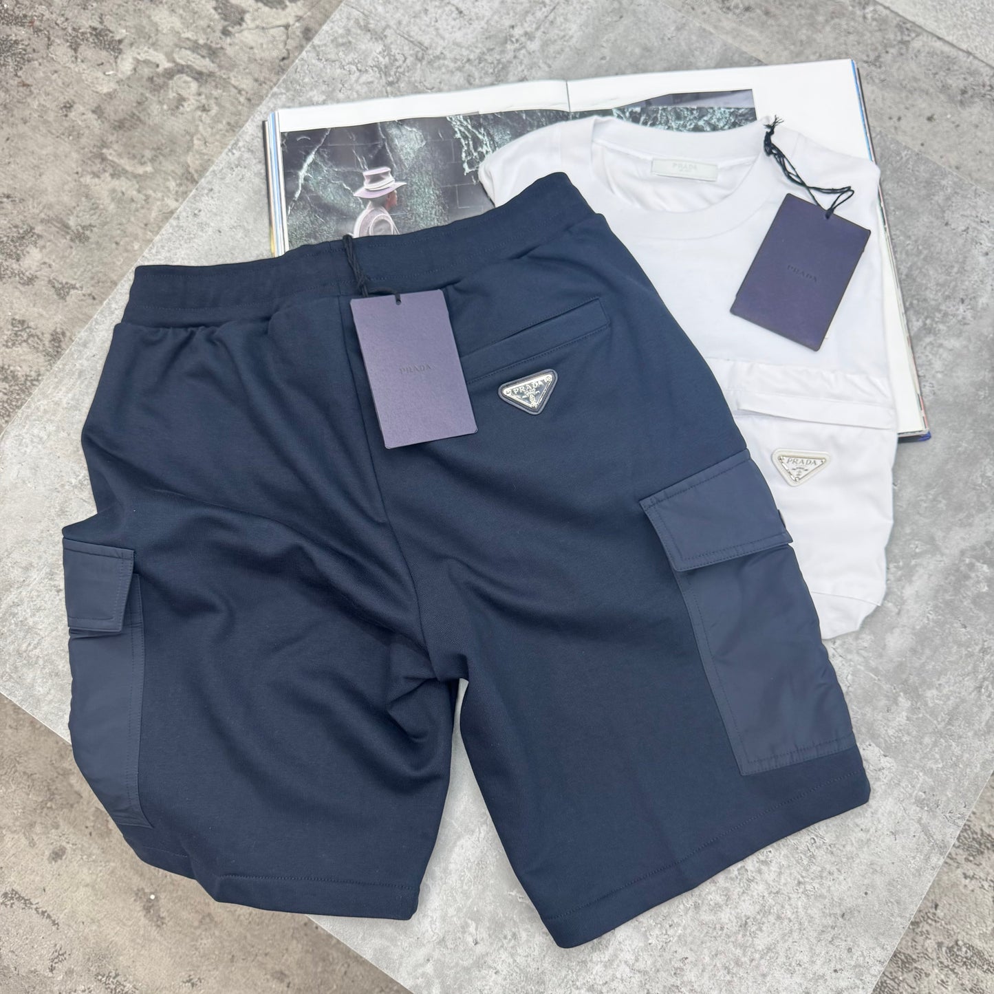 PDA - COTTON SHORTS - NAVY