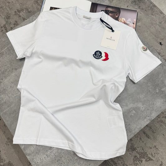 MNCLR - 3 LOGO T-SHIRT - WHITE