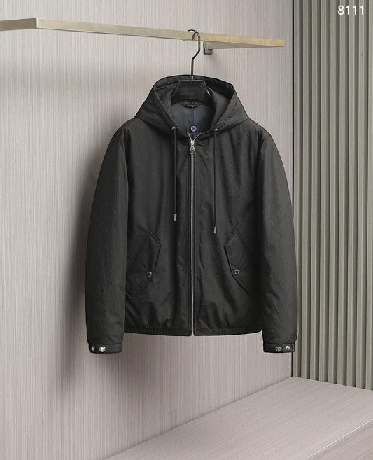 (PRE-ORDER) LVE - MONOGRAM COAT - BLACK