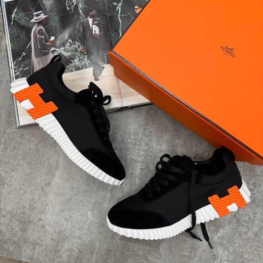 HMES - BOUNCING TRAINERS - BLACK/ORANGE