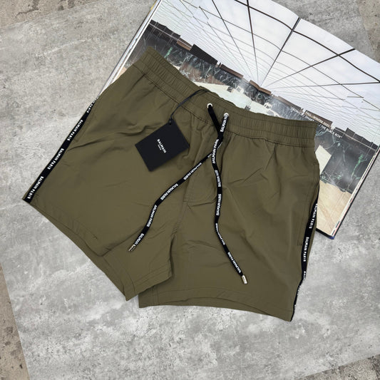 BLM - STRIPE SWIMS - KHAKI