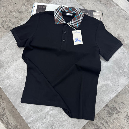 BURB - POLO - BLACK/BROWN