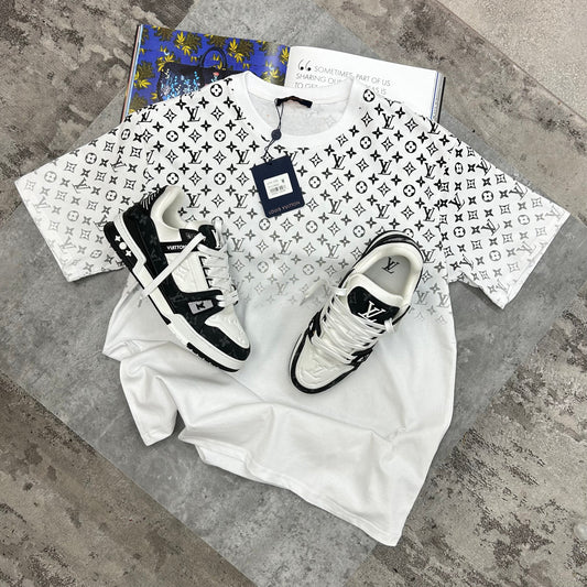 LVE - MONOGRAM T-SHIRT - WHITE
