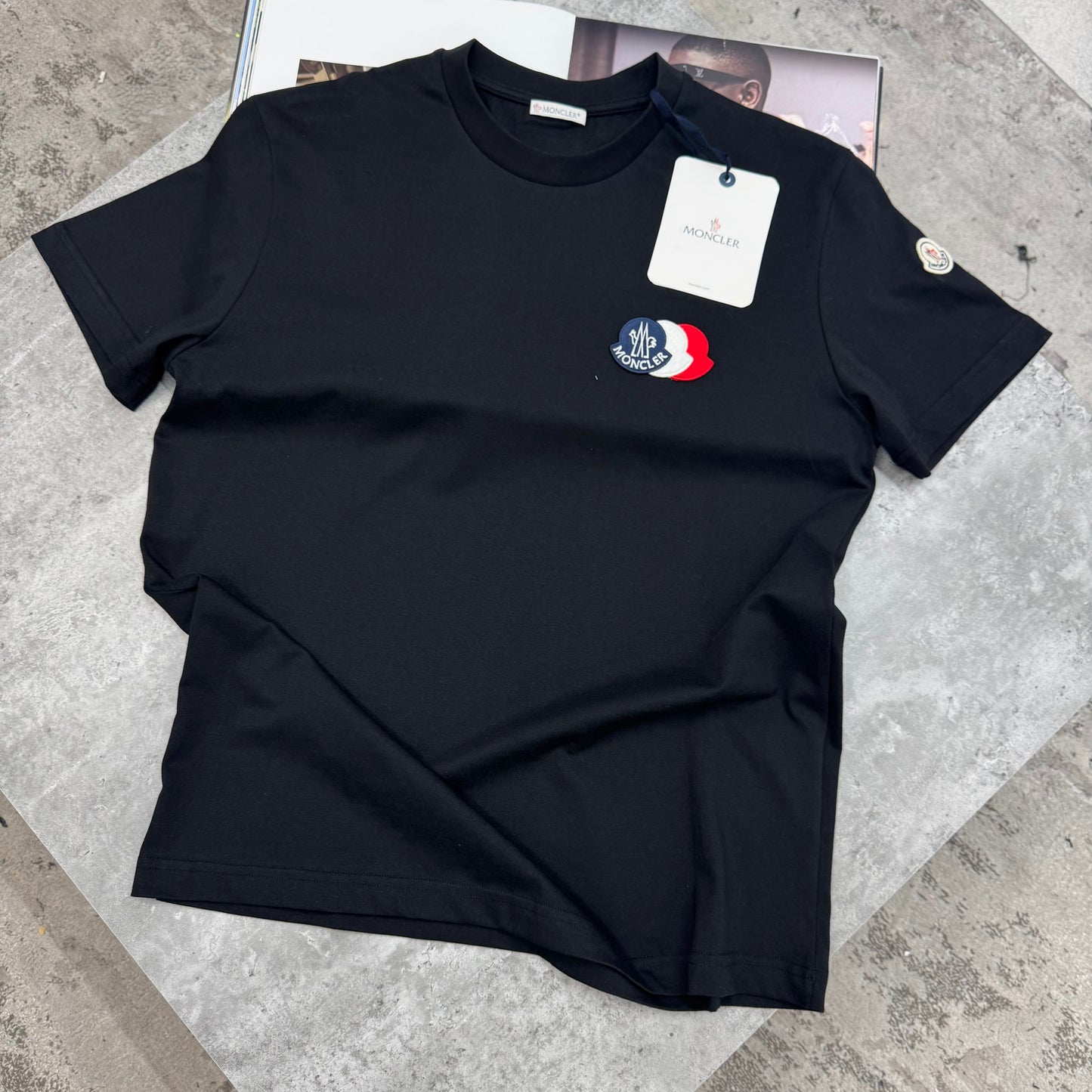 MNCLR - 3 LOGO T-SHIRT - BLACK