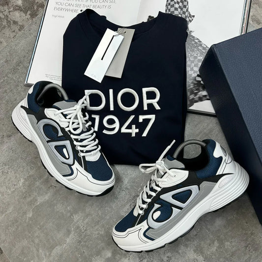 (PRE-ORDER) B30 - TRAINER - WHITE/NAVY