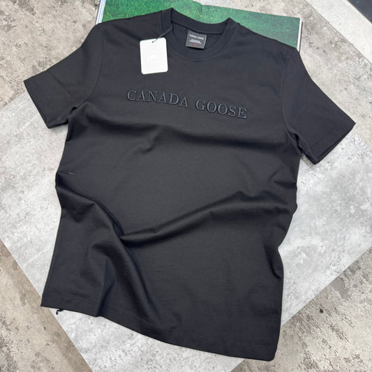 CG - EMBROIDED LOGO T-SHIRT - BLACK