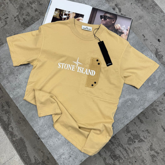 SI - POCKET T-SHIRT - BEIGE
