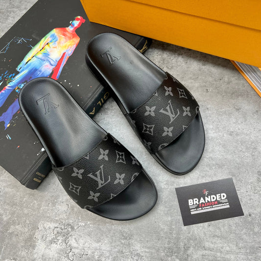 LVE - WATERFRONT MULE SLIDES - BLACK