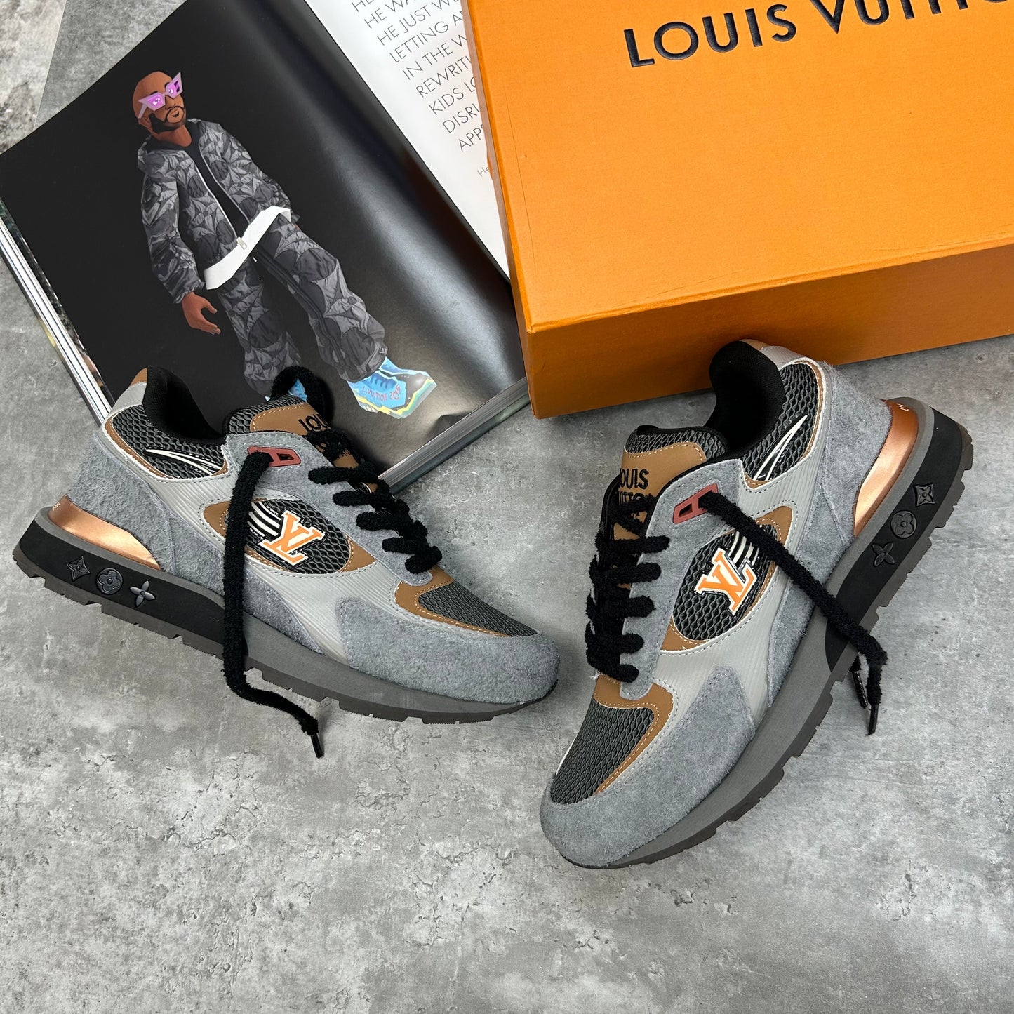 LVE - TRAINER GREY ORANGE (PRE-ORDER)